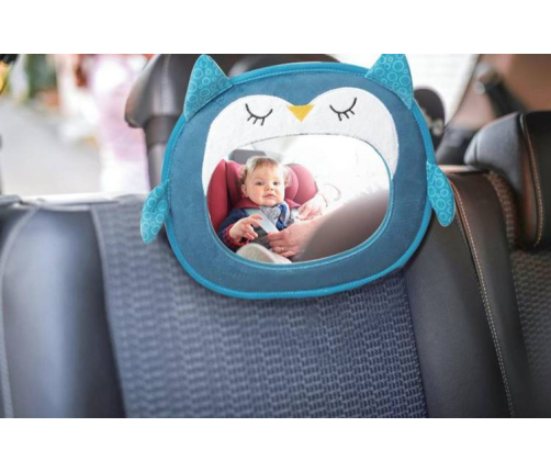 Petite&Mars Back Zoo Owl Atpakaļskata bērnu auto spogulis