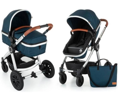 Petite&Mars Grand II Platinium Indigo Детская Коляска 2 в 1