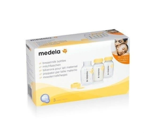 Piena uzglabāšanas pudele Medela Food Bottle Set 3x150ml