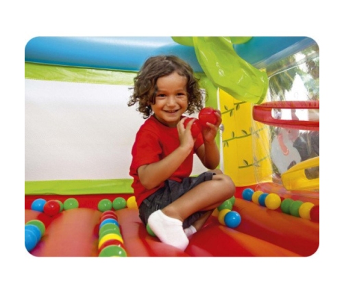 Piepūšamais batuts Spēļu centrs + bumbiņas Fisher-Price Bestway Jumptacular 93542