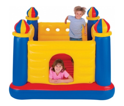 Piepūšamais batuts Spēļu centrs Pils INTEX Jump-O-Lene Castle Bouncer 48259