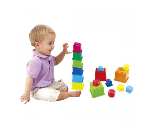 Piramīda attīstoša Animal Stacking Blocks 12m+ CB44286