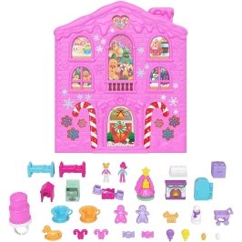 Polly Pocket Advent Calendar Gingerbread House + 25 surprises HKW16 Adventes Kalendārs + Lelle