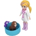 Polly Pocket Cuddle n Care Mobile Vet GFR04 Lelle + Mobilā veterinārā klīnika