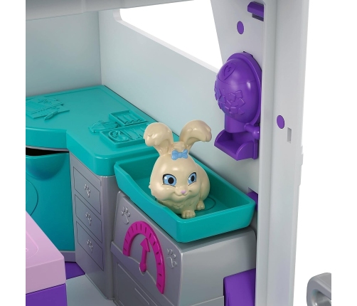 Polly Pocket Cuddle n Care Mobile Vet GFR04 Lelle + Mobilā veterinārā klīnika