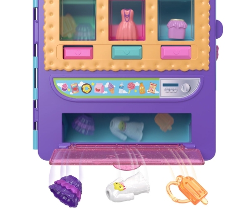 Polly Pocket Fashion Drop Candy Style Playset HMJ4 2 Lelles + Automāts