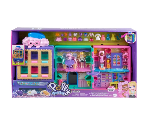 Polly Pocket Fashion Drop Candy Style Playset HMJ4 2 Lelles + Automāts