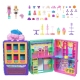 Polly Pocket Fashion Drop Candy Style Playset HMJ4 2 Lelles + Automāts