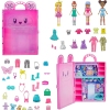 Polly Pocket Pet Fashion Deluxe Collection HKW11 4 Куклы + Гардероб