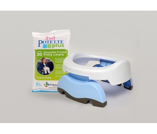 Potette Plus Bērnu podiņš pārnesamais 2in1 White blue