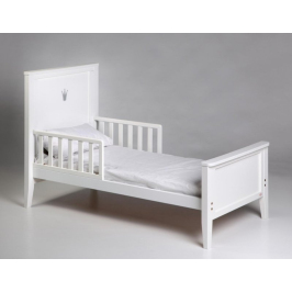 Подростковая деревянная кроватка TROLL Royal White TDB-RY0360