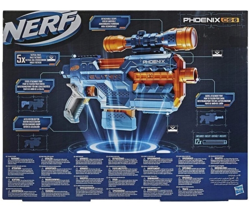 Полуавтоматический бластер NERF ELITE 2.0 PHOENIX CS-6 E9961