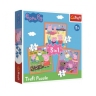 Puzzle Cuciņa Peppa 20/36/50 gb. 3+ TREFL Peppa T34852