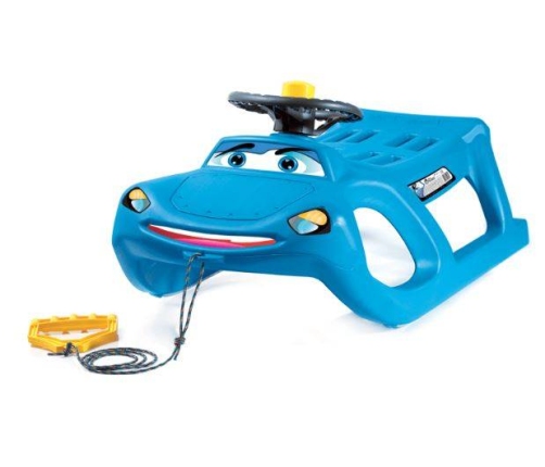 Санки с рулем Prosperplast Zigi-Zet Steering CARS blue