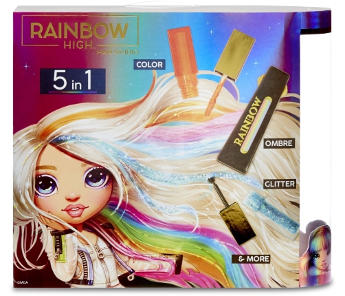 Rainbow High Hair Studio with Doll Spēļu komplekts ar ekskluzīvu lelli