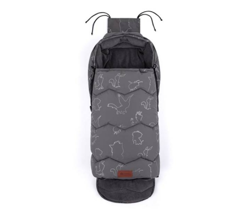 Спальный мешок Petite&Mars Warmy 4in1 Silvered Grey