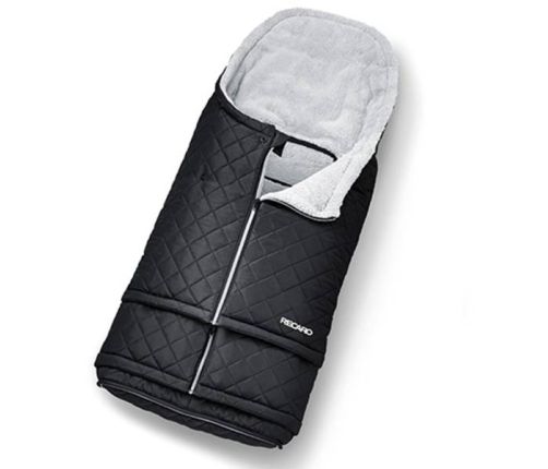 Bērnu ratu guļammaiss Recaro Vario Footmuff Black