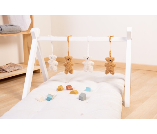 Rotaļlietas aktivitātes paklājam 4 gb. Childhome Teddy