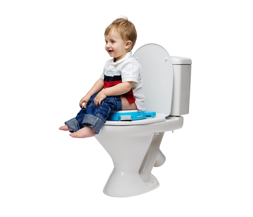 Roxy Kids Handy Potty Blue Детский Переносной горшок Насадка на унитаз 2в1