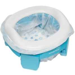 Roxy Kids Handy Potty Blue 2in1 Bērnu podiņš pārnesamais Poda vāka mazinātājs 2 vienā