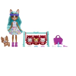 Royal Enchantimals Baby BFFs Reveal Wave 1 Crizia Corgi HLK86 Кукла с животными