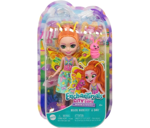 Royal Enchantimals Belisse Butterfly Dart HKN12 Кукла с питомцем