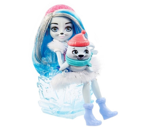 Royal Enchantimals Ice Fishing Playset с животными GJX48