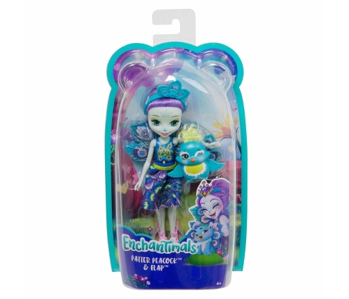 Royal Enchantimals Patter Peacock Кукла с животными FXM74