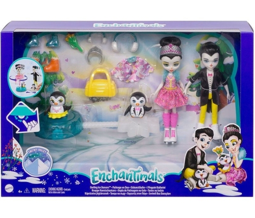 Royal Enchantimals Penguin Ice Skater Set GJX49