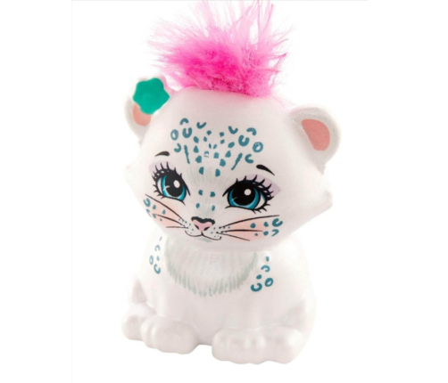 Royal Enchantimals Sybill Snow Leopard & Flake Lelle ar dzīvniekiem GJX42