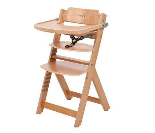 Safety 1st Timba Natural Wood 3 в 1 Стульчик для кормления + подушка