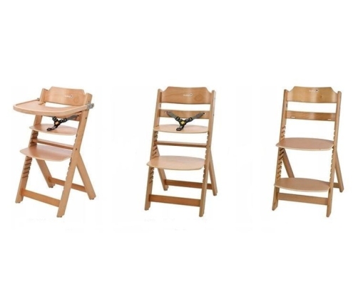 Safety 1st Timba Natural Wood 3in1 Barošanas Krēsls