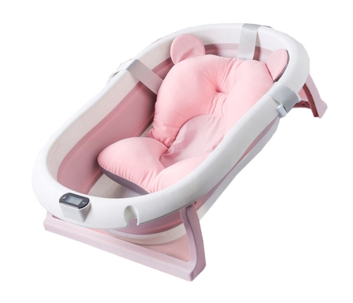 Складная детская ванночка с термометром Primabobo Premium MyToy Pink