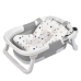 Складная детская ванночка с термометром и вкладышем Primabobo Compact Grey