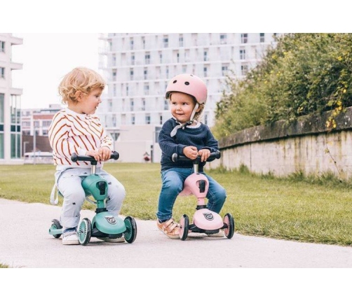 Scoot & Ride Rose regulējama ķivere bērniem (45-51)