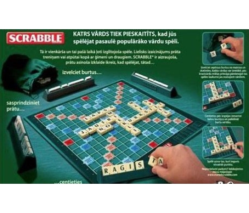 Scrabble Original - Latvian Y9623 Игра слов (лат. яз.)