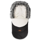 Sensillo Eskimo Polar Black Bērnu ratu guļammaiss 100x46