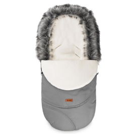 Sensillo Eskimo Polar Grey Bērnu ratu guļammaiss 100x46