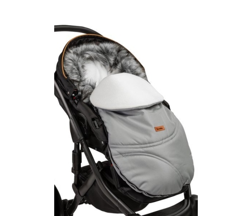 Sensillo Eskimo Polar Grey Bērnu ratu guļammaiss 100x46