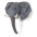 Декор на стену Childhome Elephant