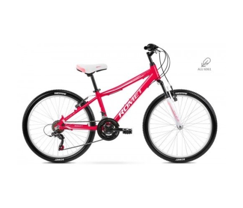 Sieviešu Kalnu velosipēds Romet Jolene Pink 24 collas