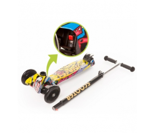 Skrejritenis 4BABY MINI SCOOTER yellow