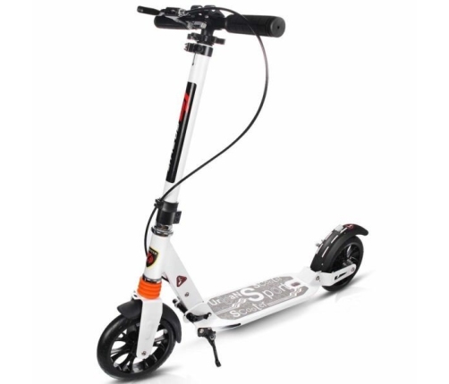 Самокат с тормозами Scooter Urban White