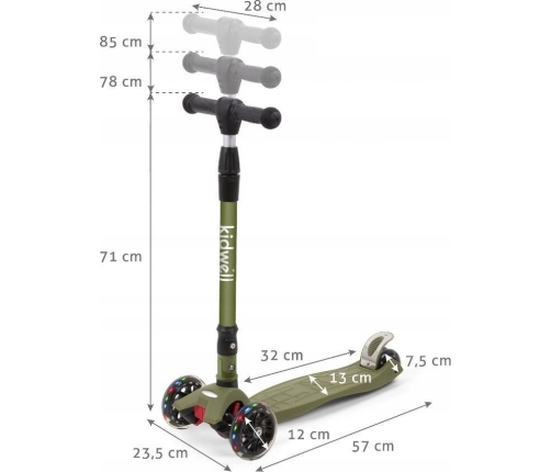 Самокат Kidwell Vento Khaki