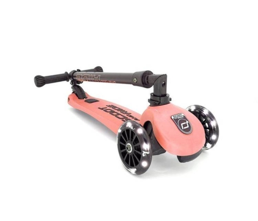 Skrejritenis ScootAndRide Highwaykick 3 LED Peach