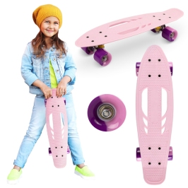 Скейтборд 55,5x15 см Qkids Galaxy Pink