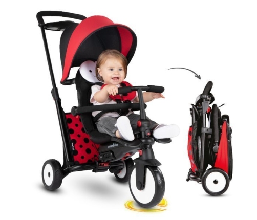 Smartrike Folding Trike 7in1 STR 5 Red Bērnu trīsritenis