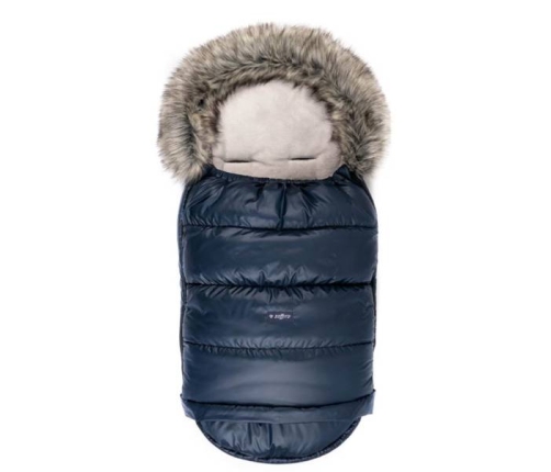 Спальный мешок для коляски Womar GROW UP 2.0 Plush Pastel Navy Blue