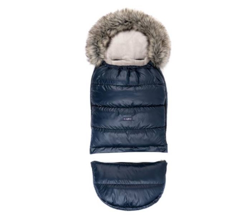 Спальный мешок для коляски Womar GROW UP 2.0 Plush Pastel Navy Blue