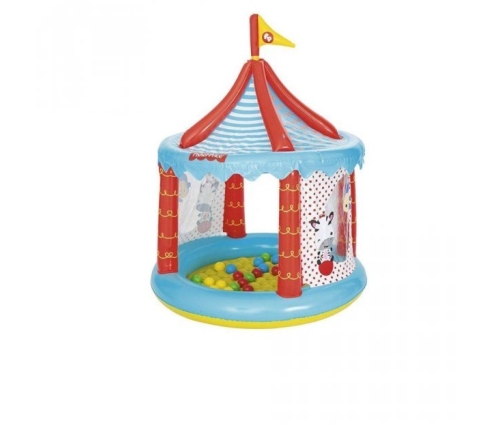 Spēļu centrs ar jumtiņu + 25 bumbiņas FISHER PRICE Bestway 93505